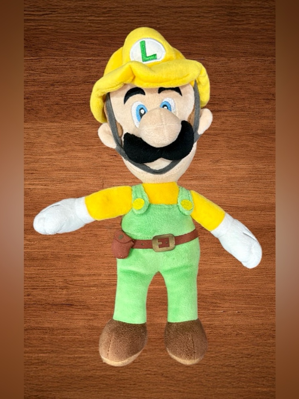 SUPER MÁRIO BROS MAKER 2 LUIGI PLUSH TOY 10”